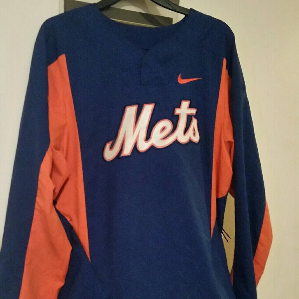Mets pull over long sleeve shirt